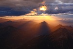 zugspitze, bavaria, abendstimmung