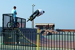 bmx, jump, bike