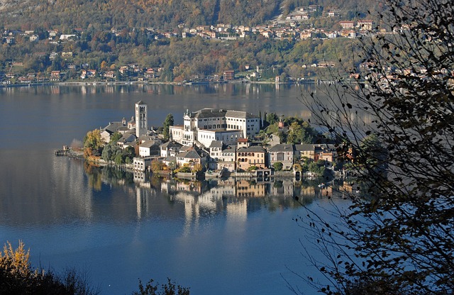 Orta Sø, Orta San Giulio, Cusio, Italien