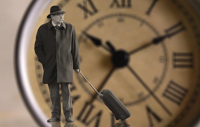 Free man retirement home person illustration