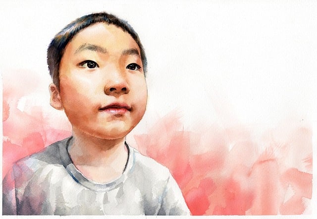 Free portrait watercolor watercolor art illustration