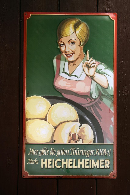Reklameskilt, Metalplader, Dengang