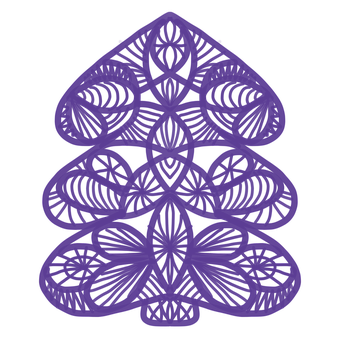 Free Christmas Tree Bauble illustration and picture