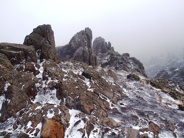 Gutin Berge, Transylvania, Steinbruch