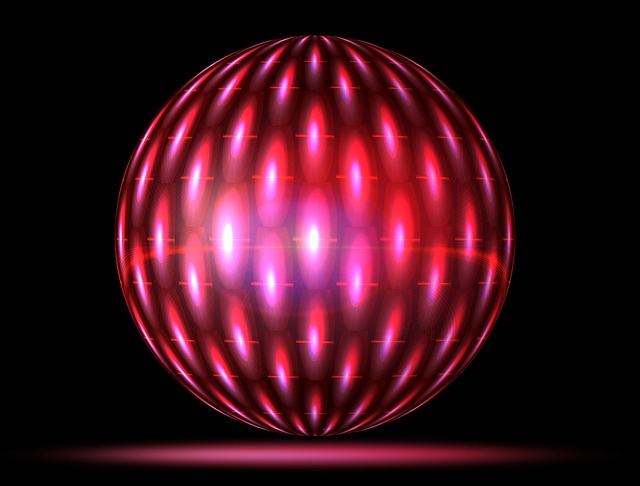 Free globe light discolight illustration