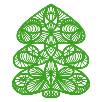 Free Christmas Tree Bauble illustration and picture