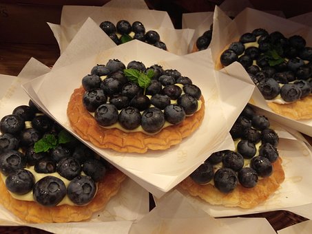 Free Waffle Blueberry photo and picture