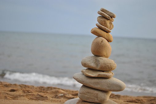Stein, Strand, Natur, Zen-Steine