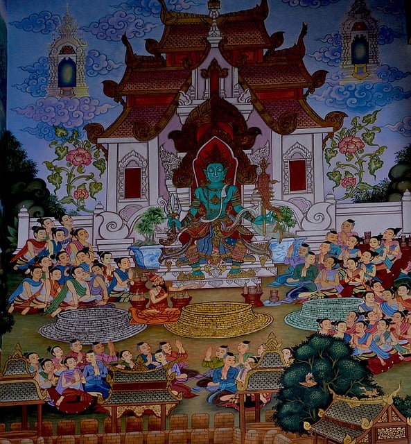 Wat, Tempel, Buddha, Rejse, Asien