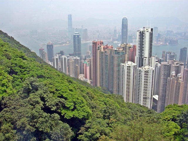 Hongkong, Stadt, Gebäude