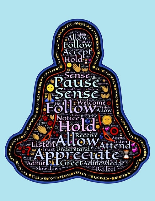 Free meditation presence contemplation illustration