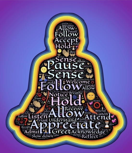 Free meditation presence contemplation illustration