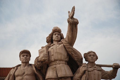 China, Standbeeld, Monument, Peking
