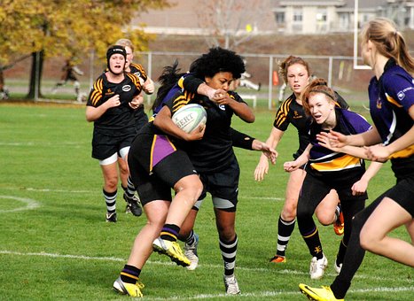 Vrouw, Rugby, Sport