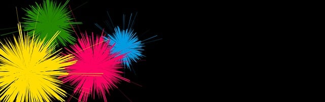 Free banner header colour illustration
