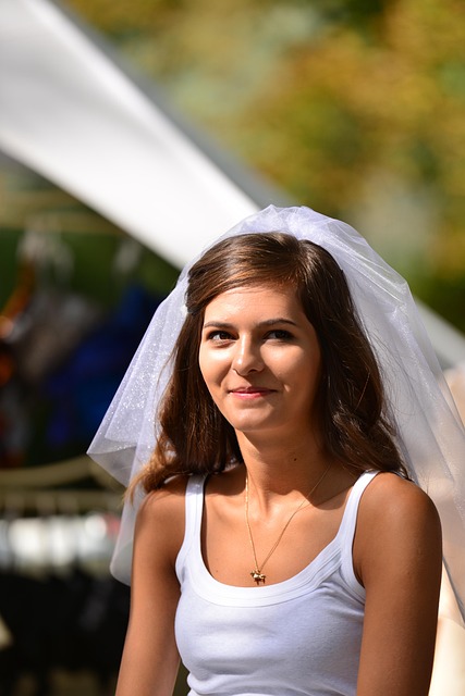 Mujer, De La Boda, Novia, Cara, Moda