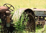 tractor, farm, antique
