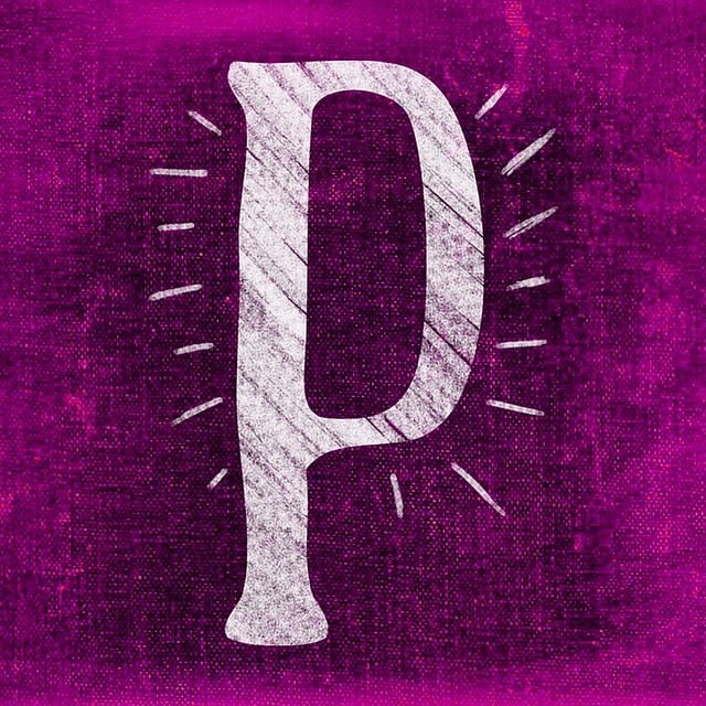 Free letter alphabet p illustration