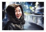 watercolor, watercolor portrait, portraits