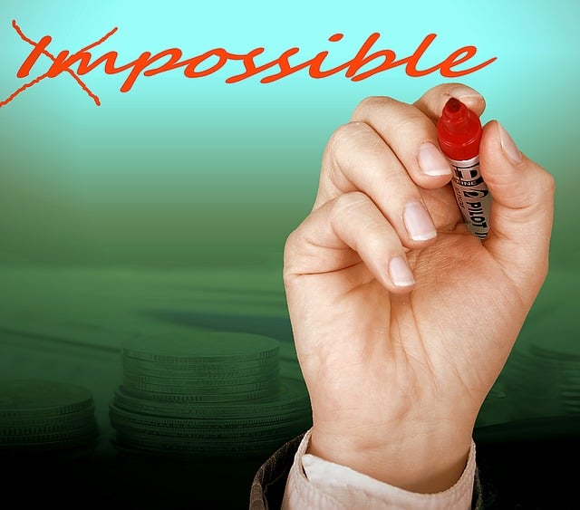 Free possible impossible opportunity illustration