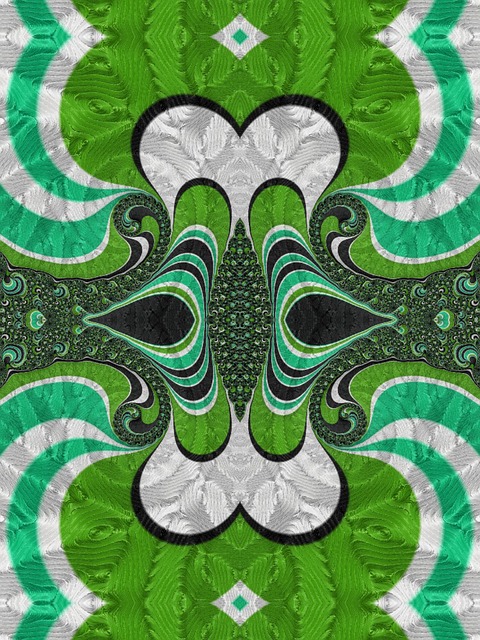 Free Fractal Art Green illustration and picture