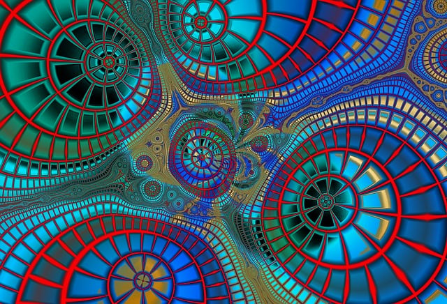 Fractal, Abstracto, Línea, Onda, Diseño