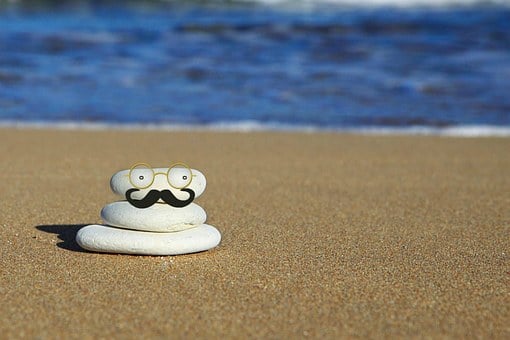 Playa, Divertido, Bigote
