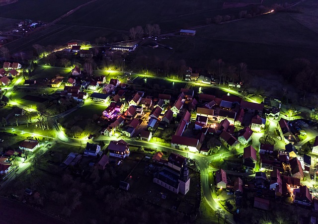 Nacht, Lampen, Straten, Lichten