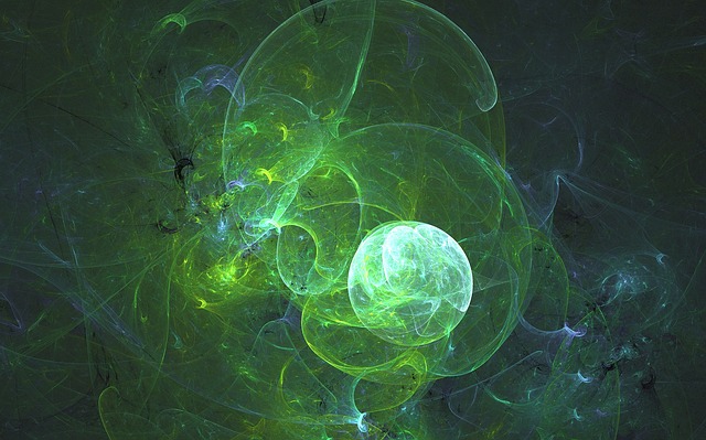 Free fractal flame space illustration
