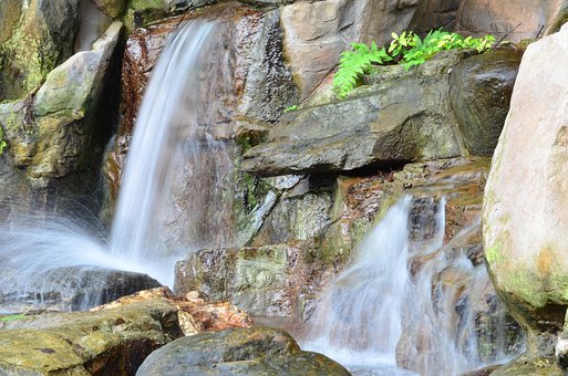 Free Waterfall Rocks photo and picture