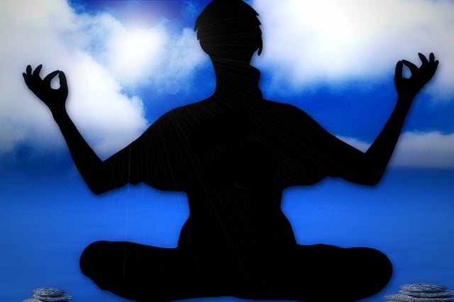 Free yoga woman practice illustration