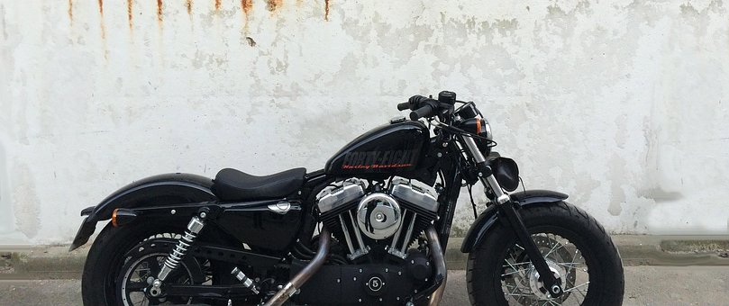 Moto, Harley Davidson, Corcho