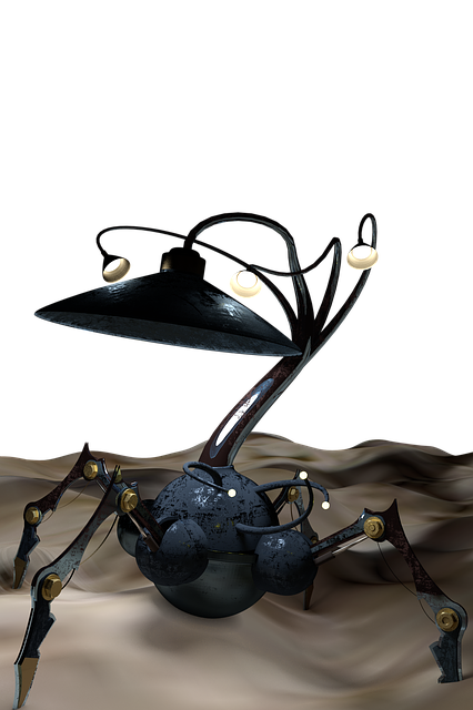 Free Alien Lamp illustration and picture