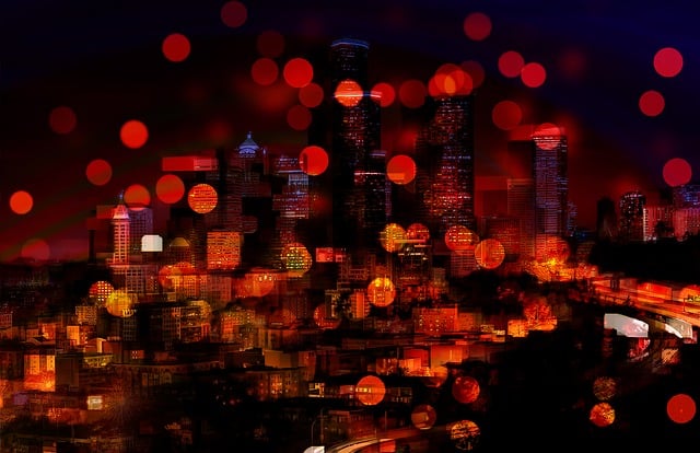 Bokeh, Ciudad, Luces, Borroso