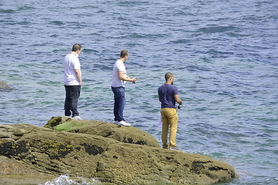 Fishing, Fishermen, Friends, Buddies, Water, Men
