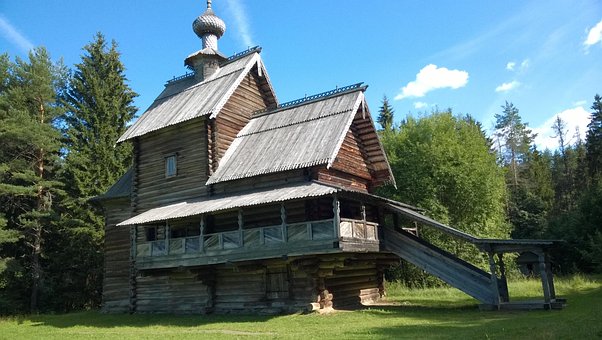Træhus, Et Gammelt Hus, Log