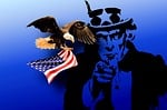 uncle sam, hat, star