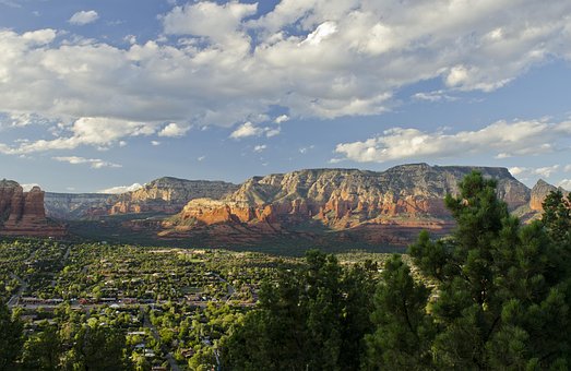 Arizona Schemering, Donder Berg Sedona