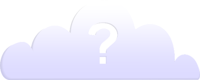 Free cloud interrogation doubt illustration