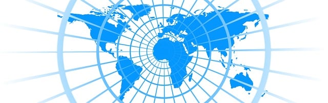 Free continents countries world map illustration