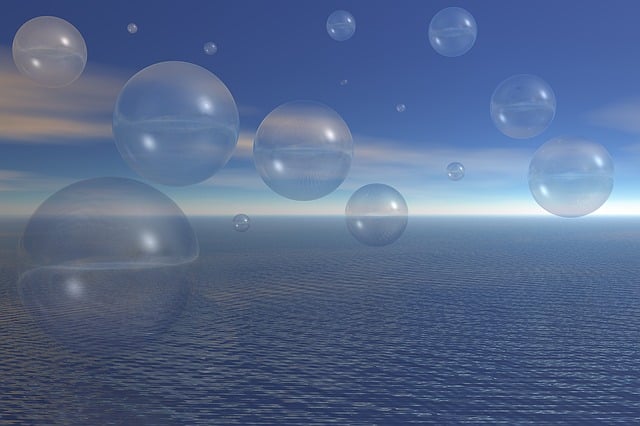 Free bubbles water nature illustration