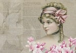 vintage, actress, collage