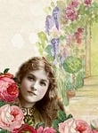 vintage, actress, collage
