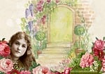 vintage, actress, collage