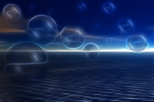 Free bubbles sea fantasy illustration