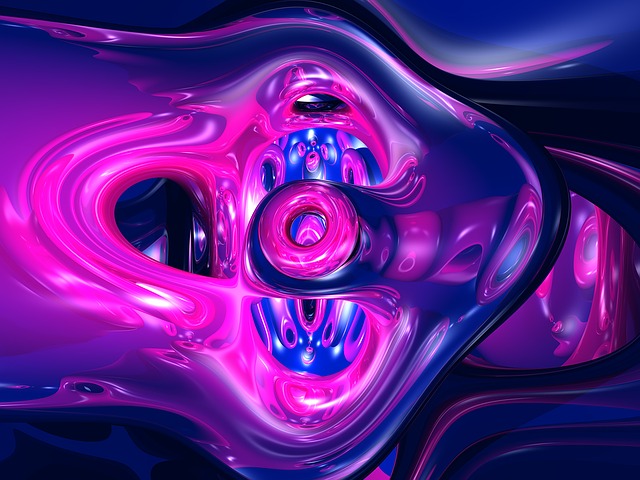 Free abstract reflection design illustration