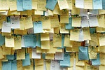 post-it, paper, notes