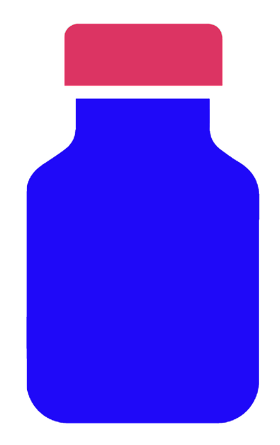 Flasche, Brille, Container