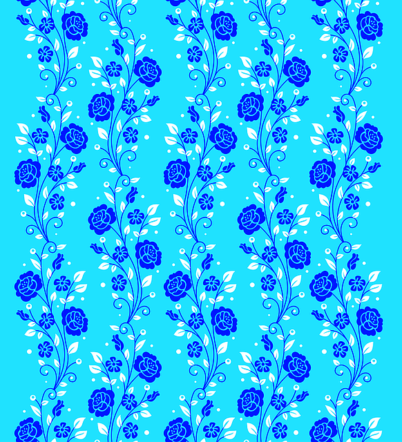 Blomsterbakgrunn, Blå Blomster, Natur