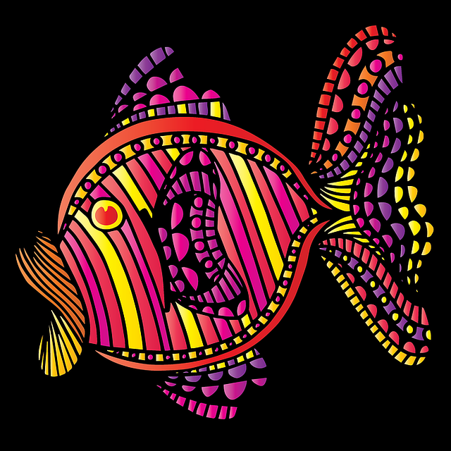 Free fish nature animal illustration